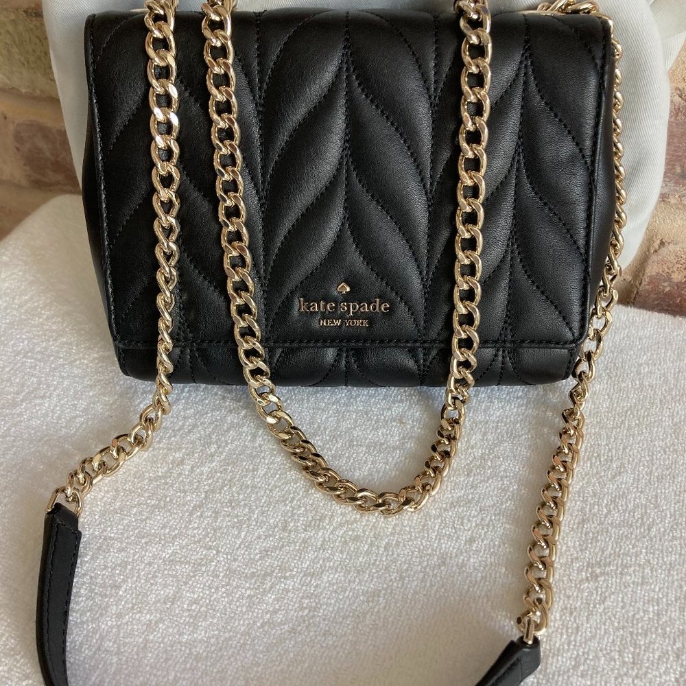 Kate Spade Emelyn Briar Lane Quilted Leather Convertible Shoulder Crossbody Bag